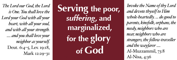 Serving the poor suffering and marginalized for the glory of God